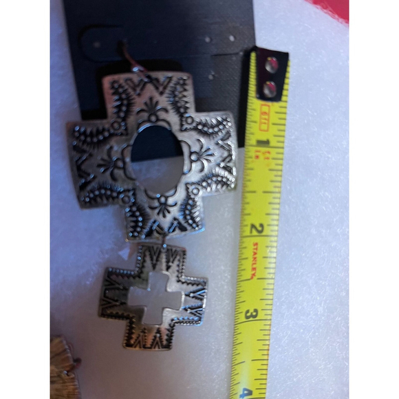 NWT DANGLE DROP EARINGS Sterling Silver - Picture 2 of 5